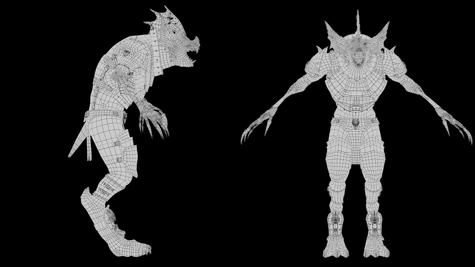 Ember Swordman Low-poly 3D model_60