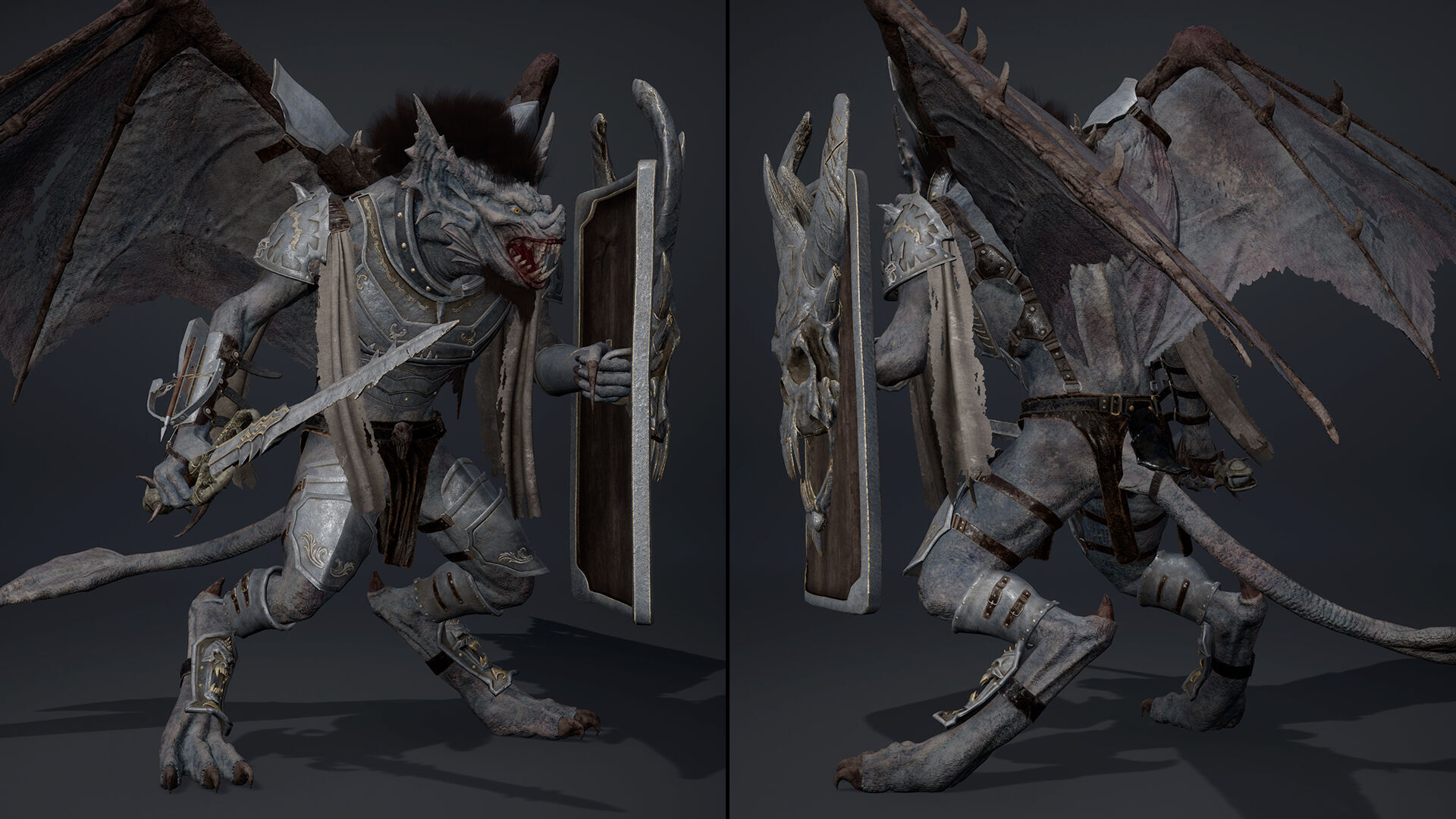 Ember Swordman Low-poly 3D model_29