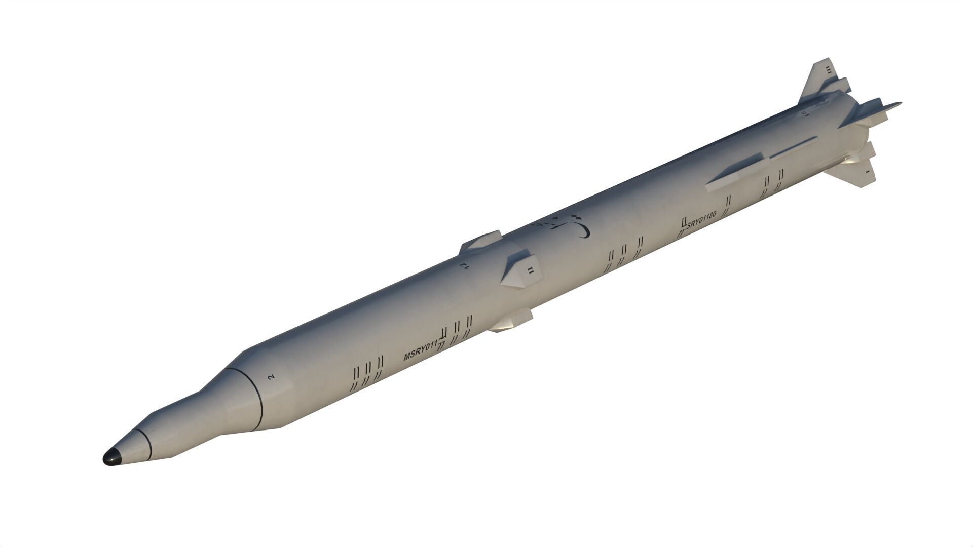 Sejjil iranian ballistic missile 3D model_13