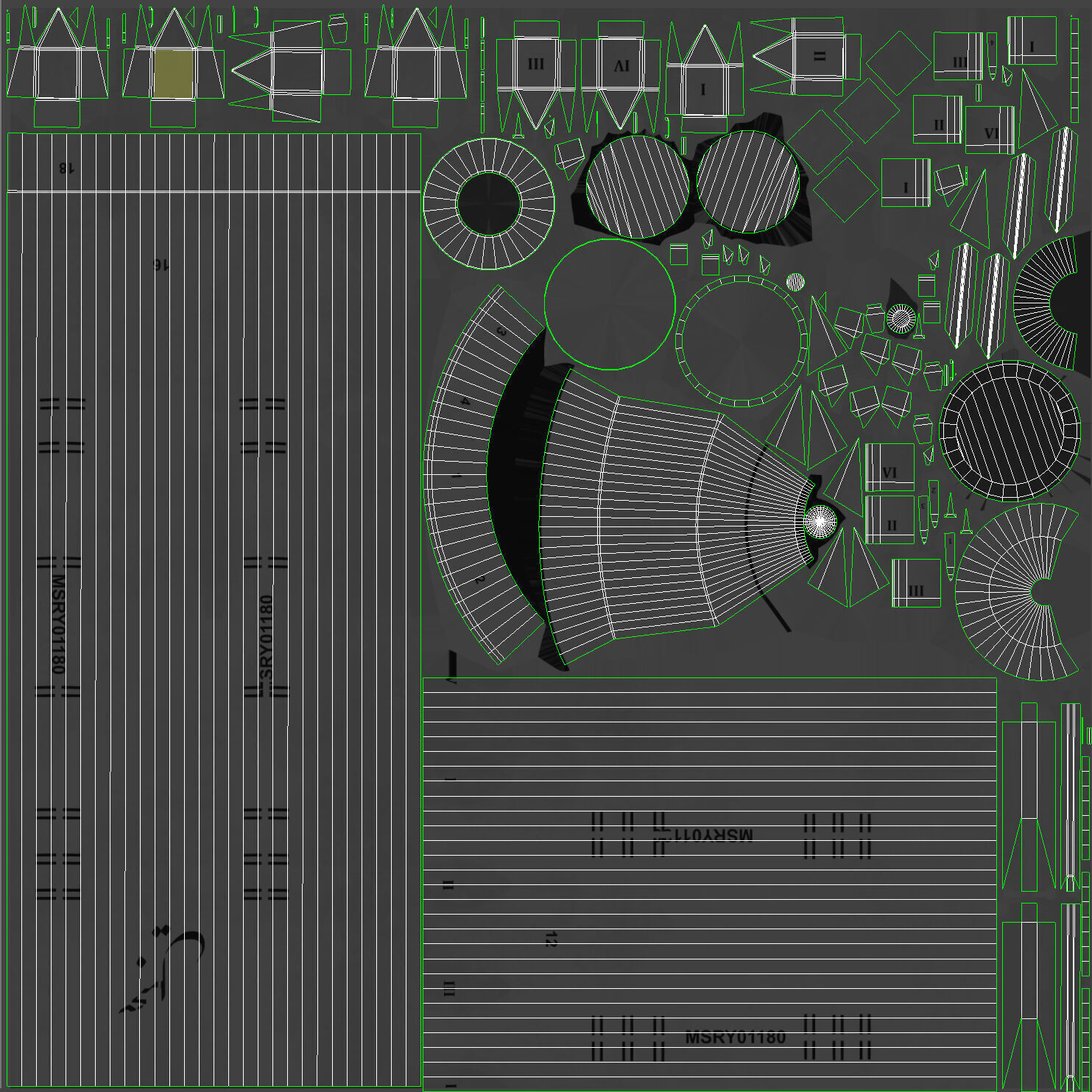 Sejjil iranian ballistic missile 3D model_23