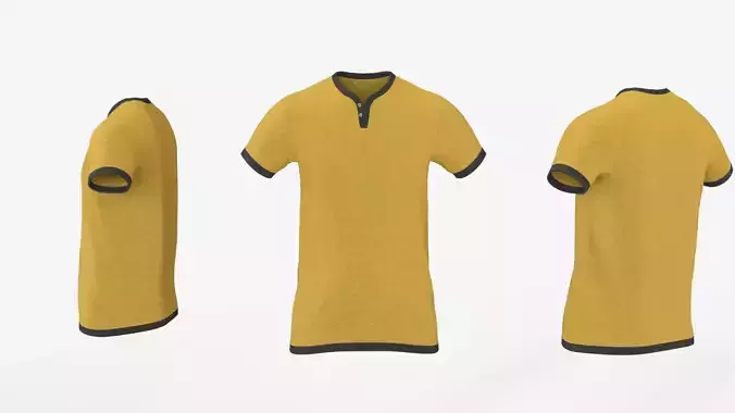 Yellow T Shirt Casual
