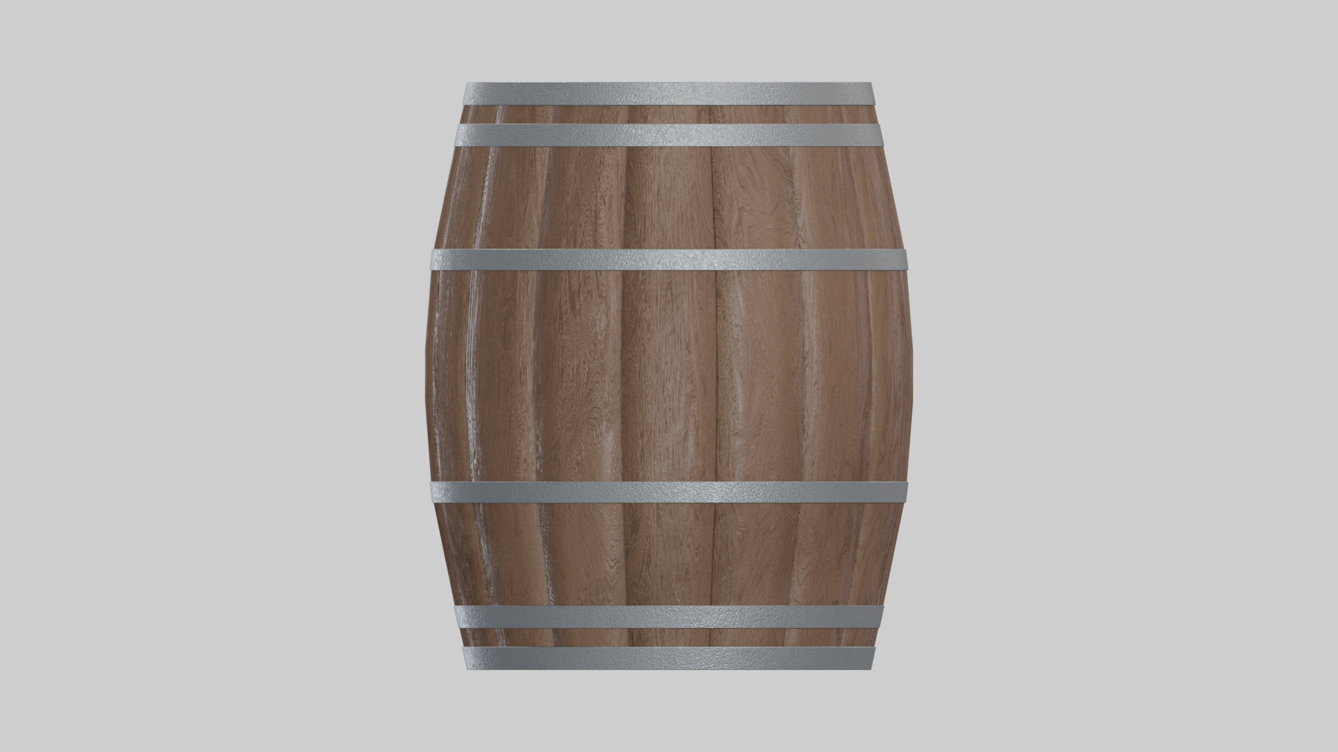Heavy Toasted Burgundy Barrel 3D model_3