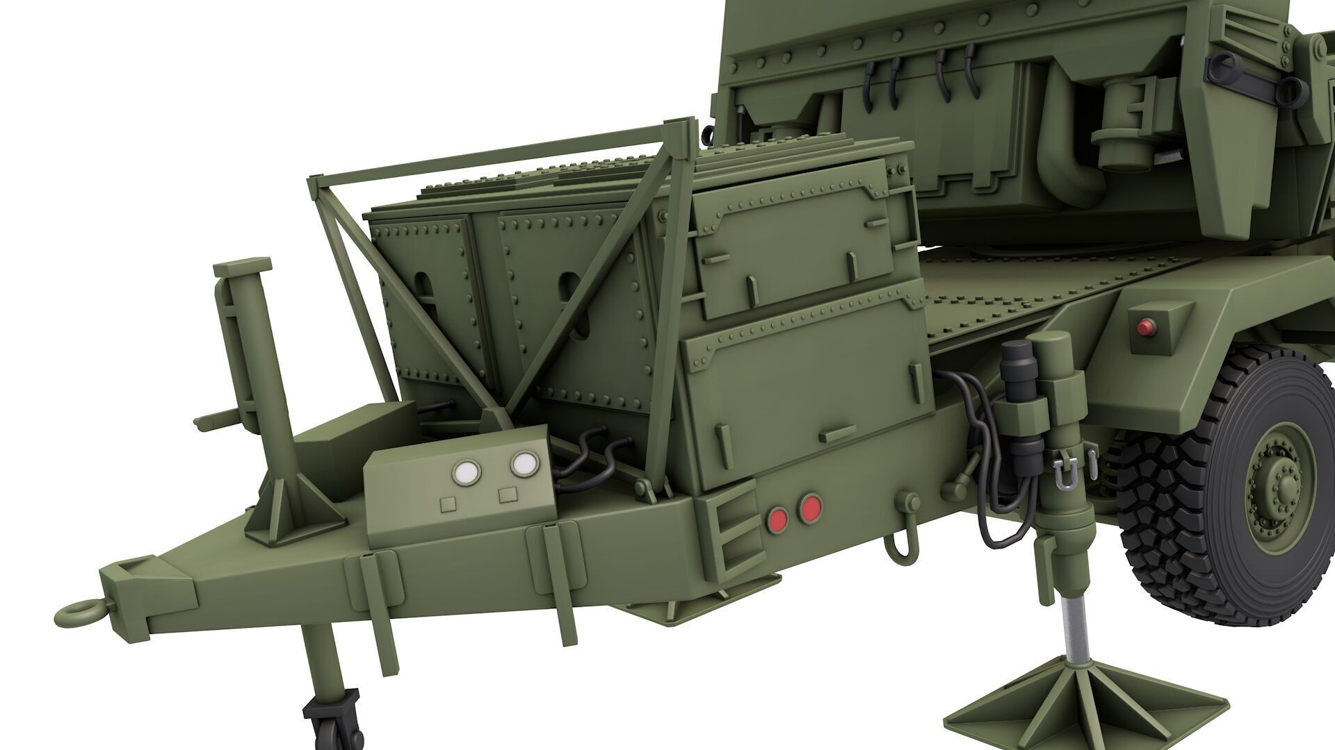 AN TPS-80 Ground Air Task Oriented Radar  3D model_2