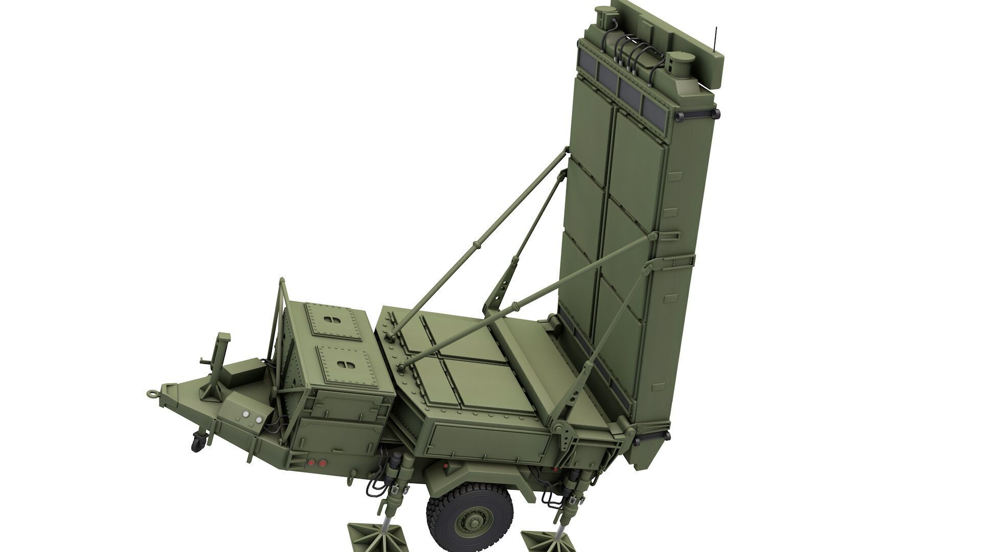 AN TPS-80 Ground Air Task Oriented Radar  3D model_4
