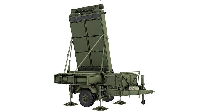 AN TPS-80 Ground Air Task Oriented Radar  3D model