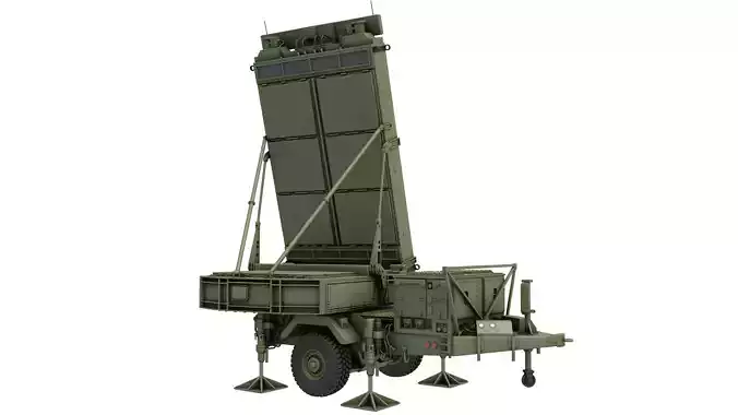 AN TPS-80 Ground Air Task Oriented Radar  3D model