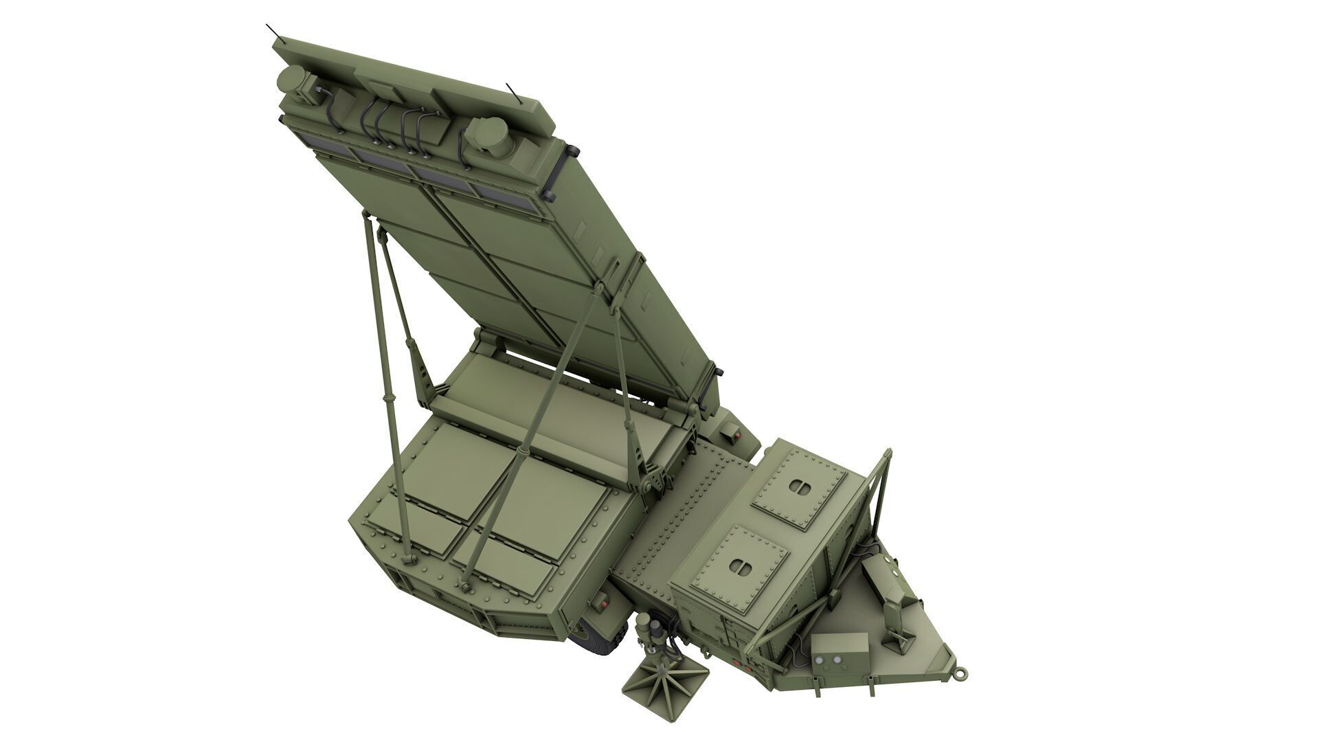 AN TPS-80 Ground Air Task Oriented Radar  3D model_1