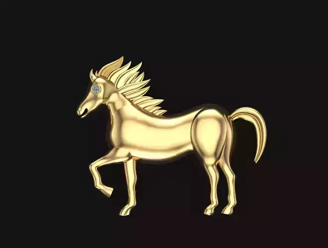 Horse Jewellry 3D Model Pandant 3D print model