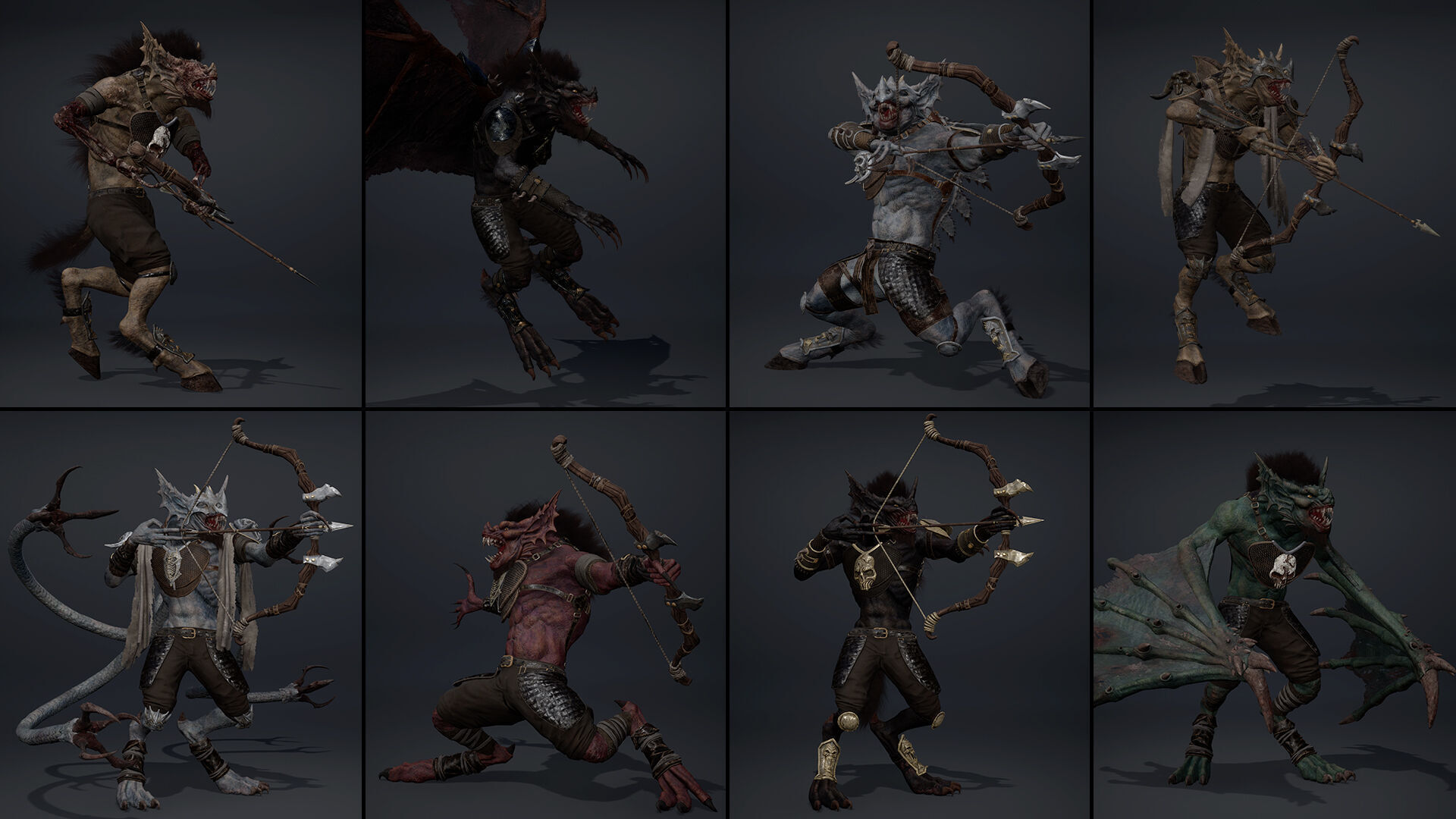 Ember Archer Low-poly 3D model_11