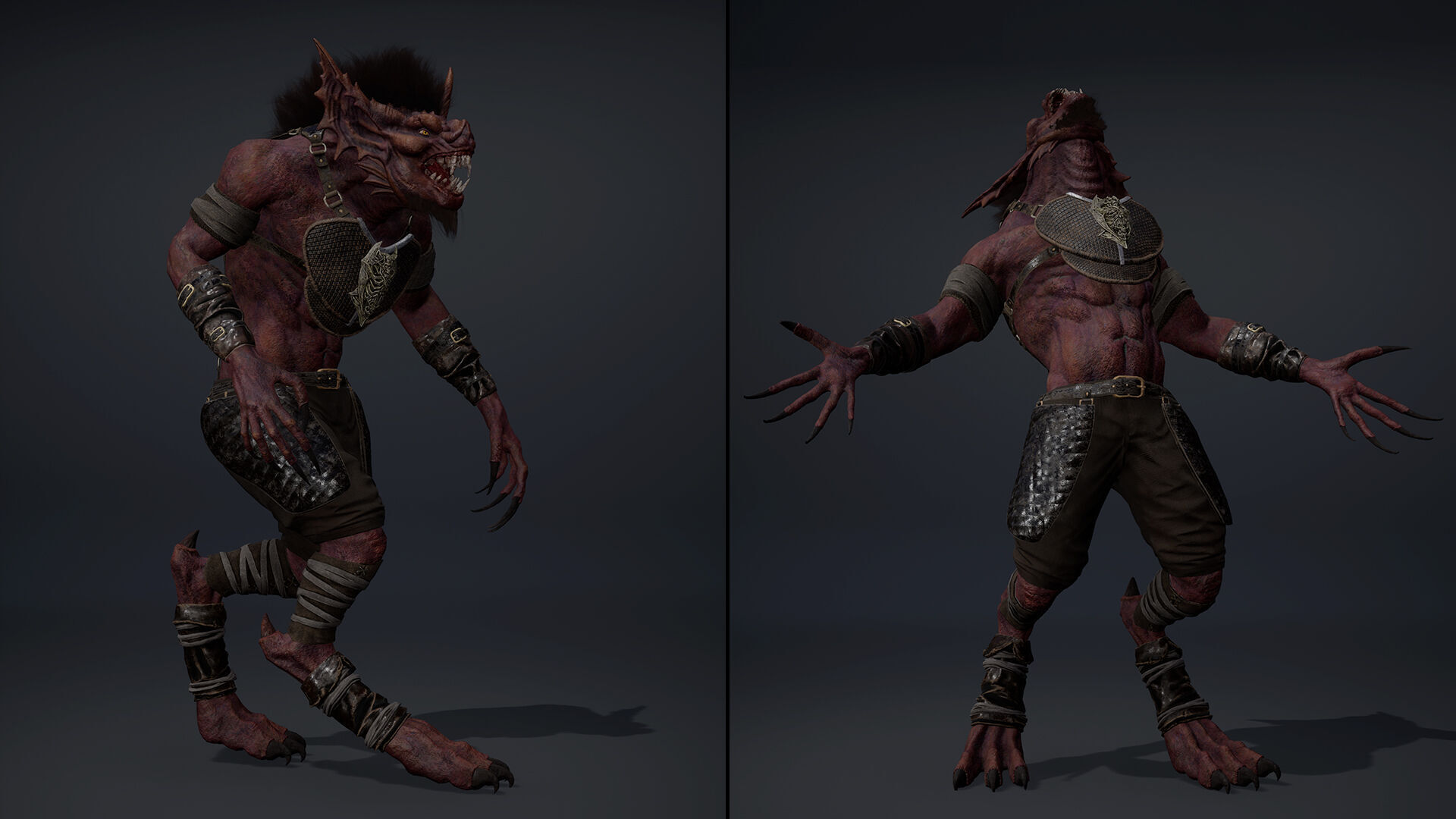 Ember Archer Low-poly 3D model_17