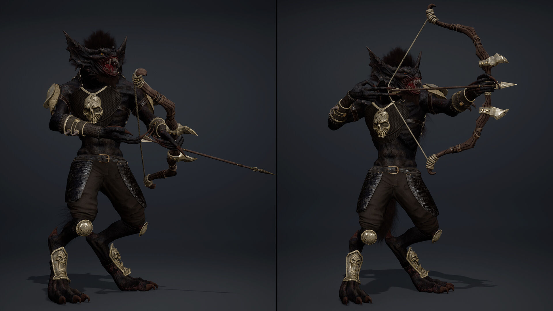 Ember Archer Low-poly 3D model_16