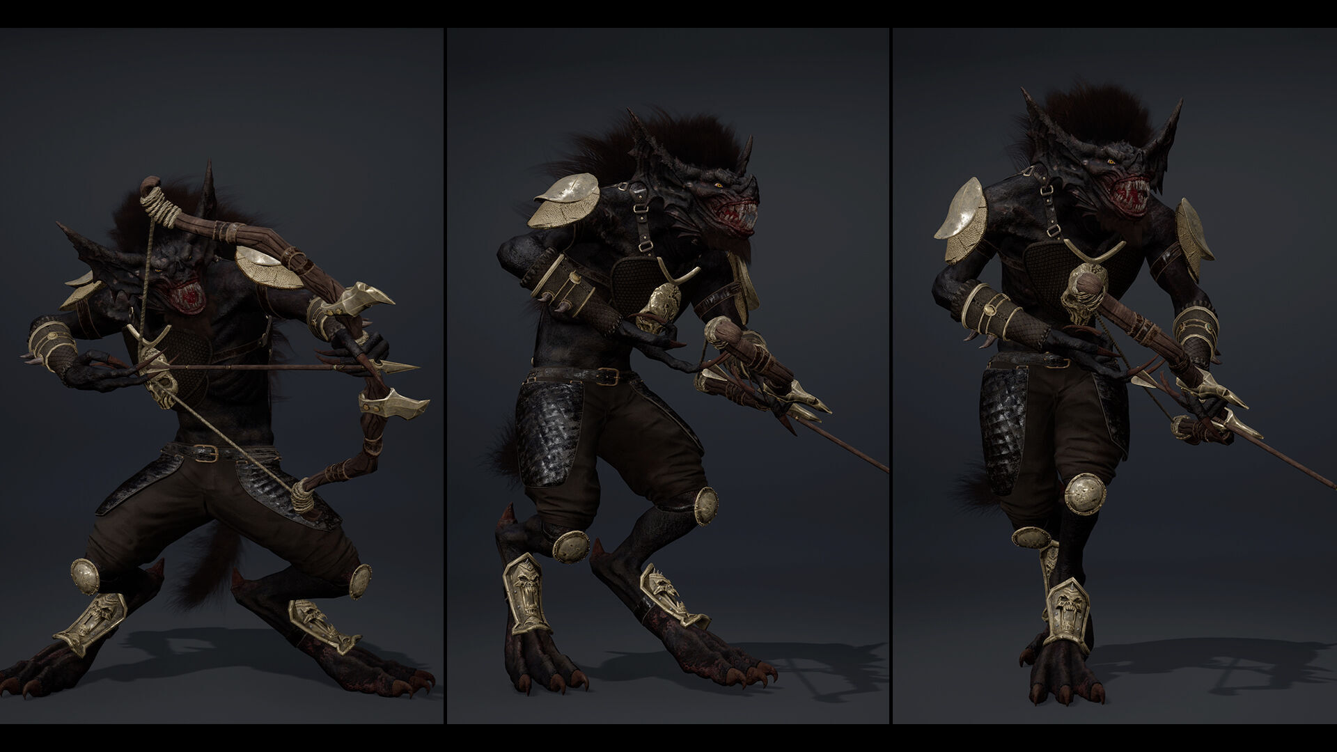 Ember Archer Low-poly 3D model_14