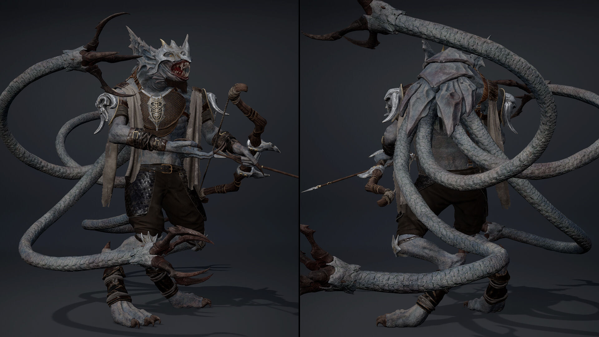 Ember Archer Low-poly 3D model_36