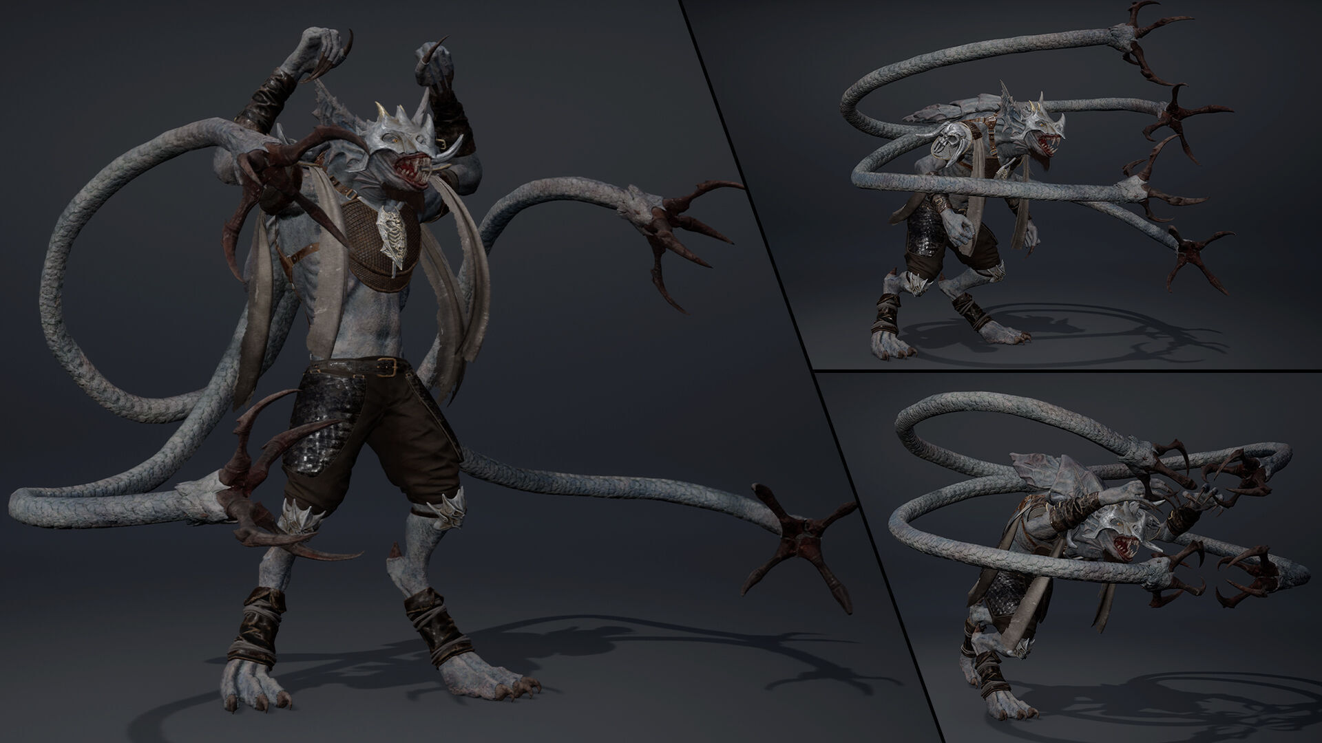 Ember Archer Low-poly 3D model_37