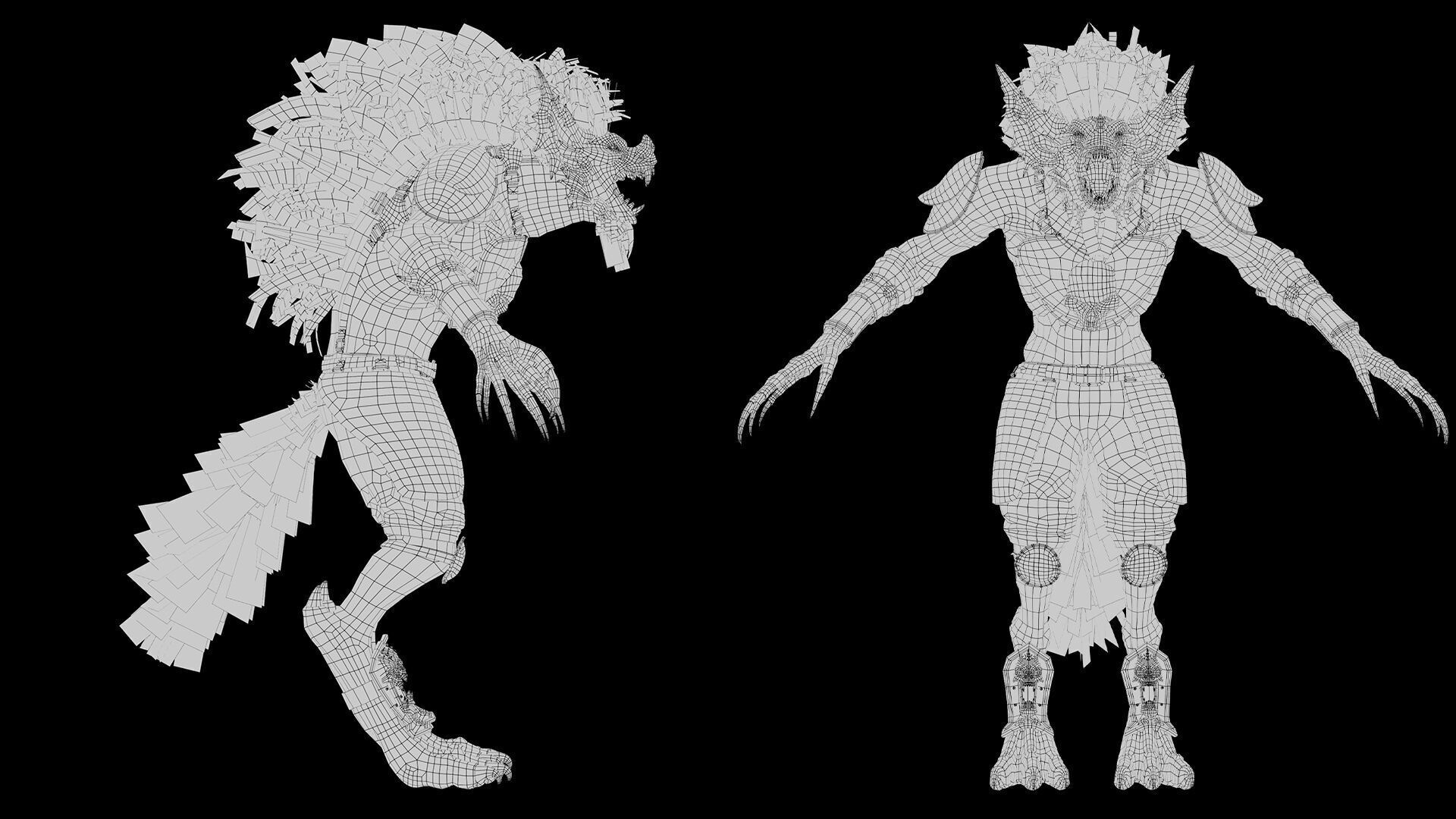 Ember Archer Low-poly 3D model_51