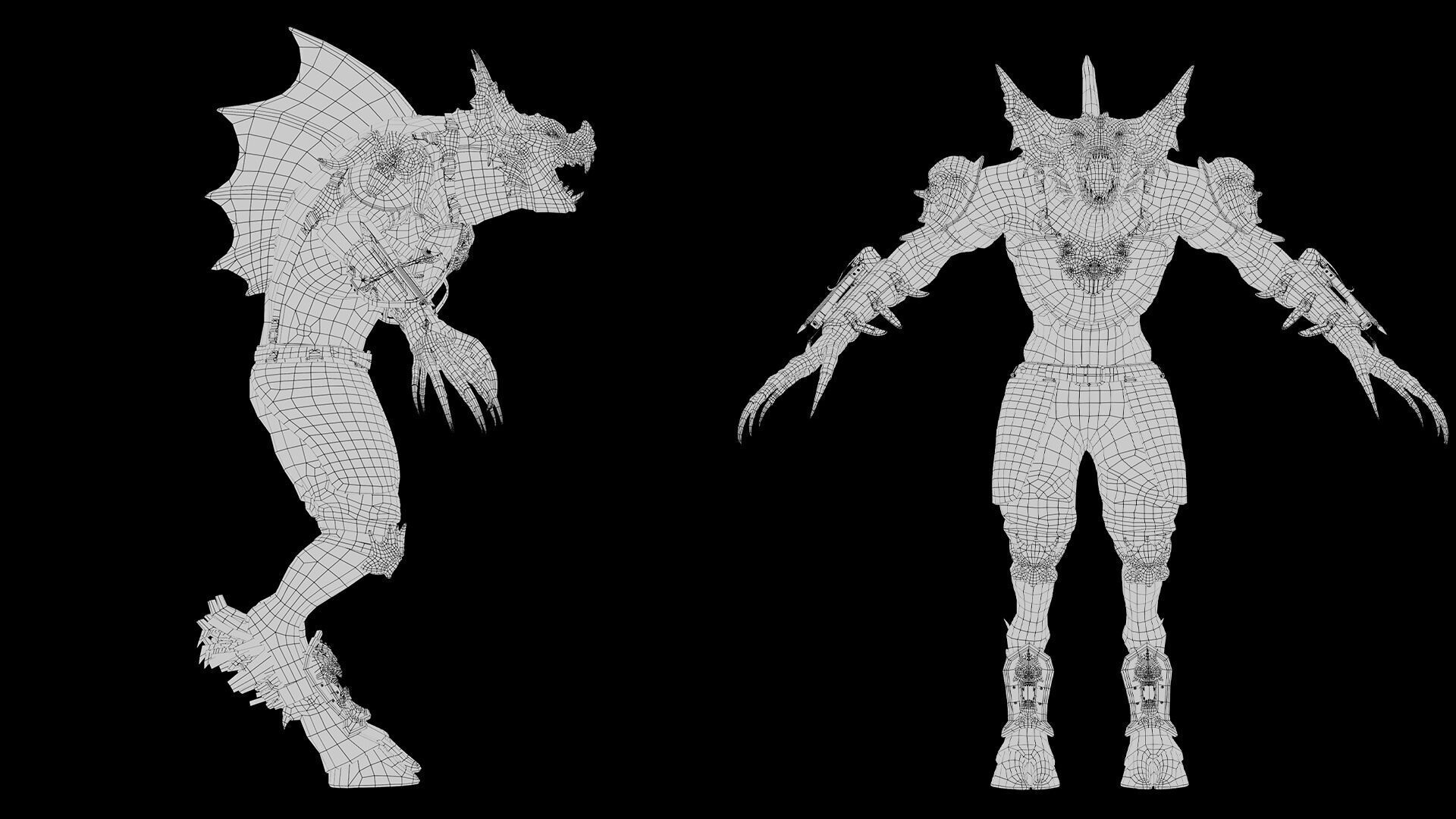 Ember Archer Low-poly 3D model_52