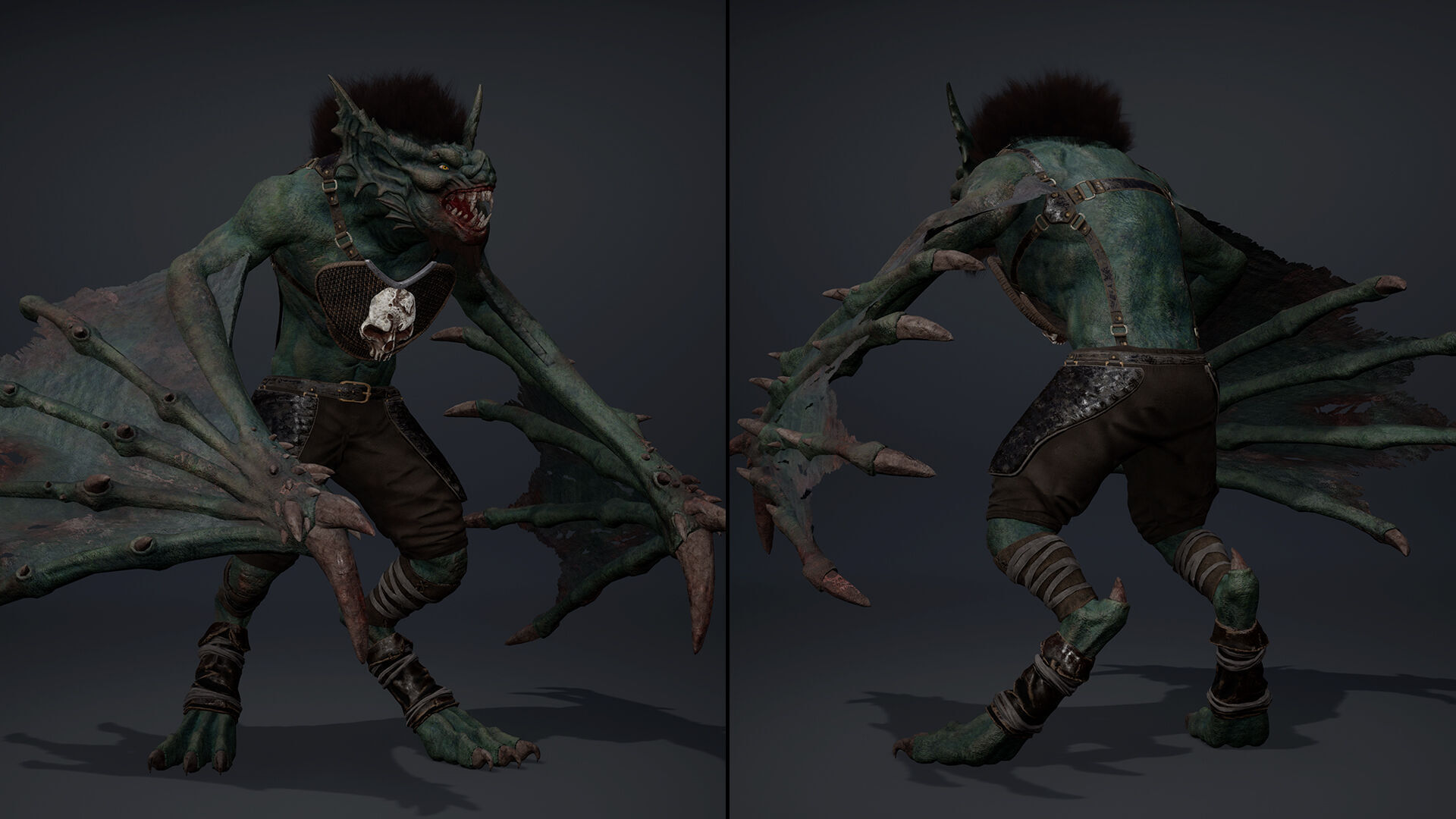 Ember Archer Low-poly 3D model_44