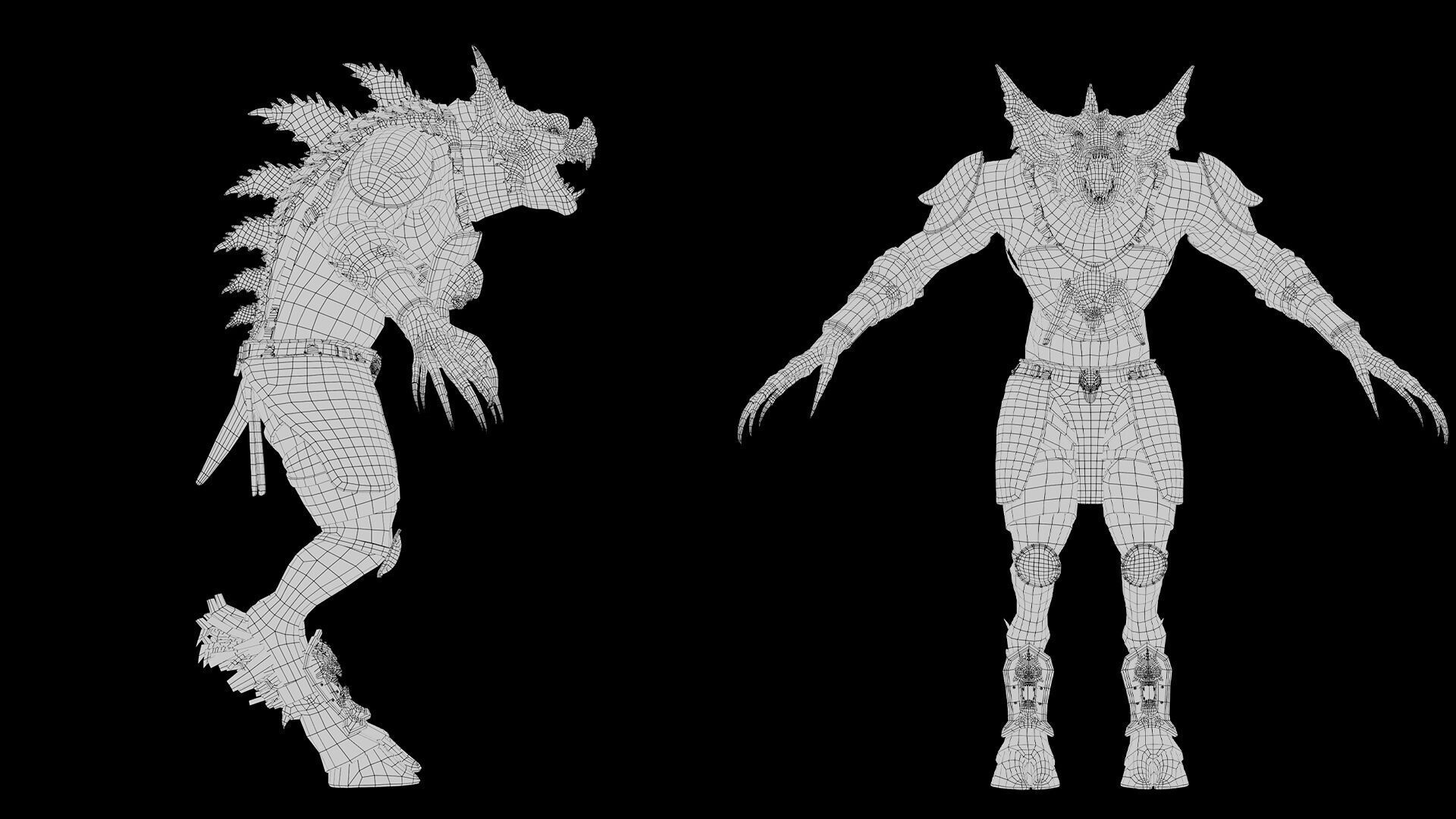 Ember Archer Low-poly 3D model_53