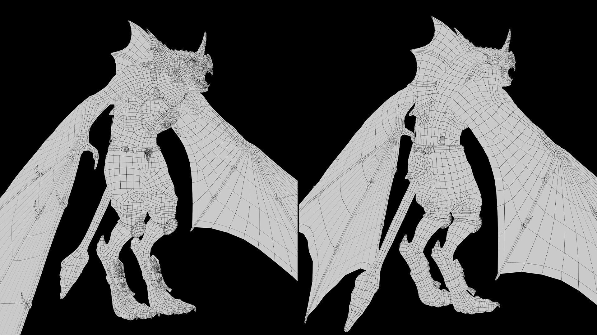 Ember Archer Low-poly 3D model_50