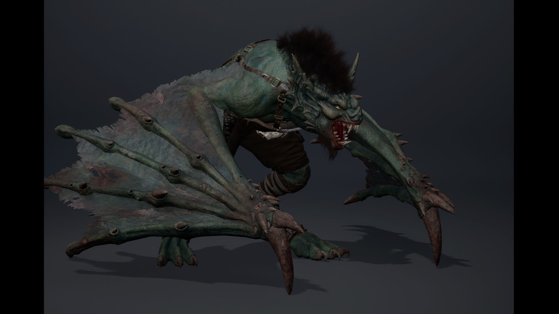 Ember Archer Low-poly 3D model_45