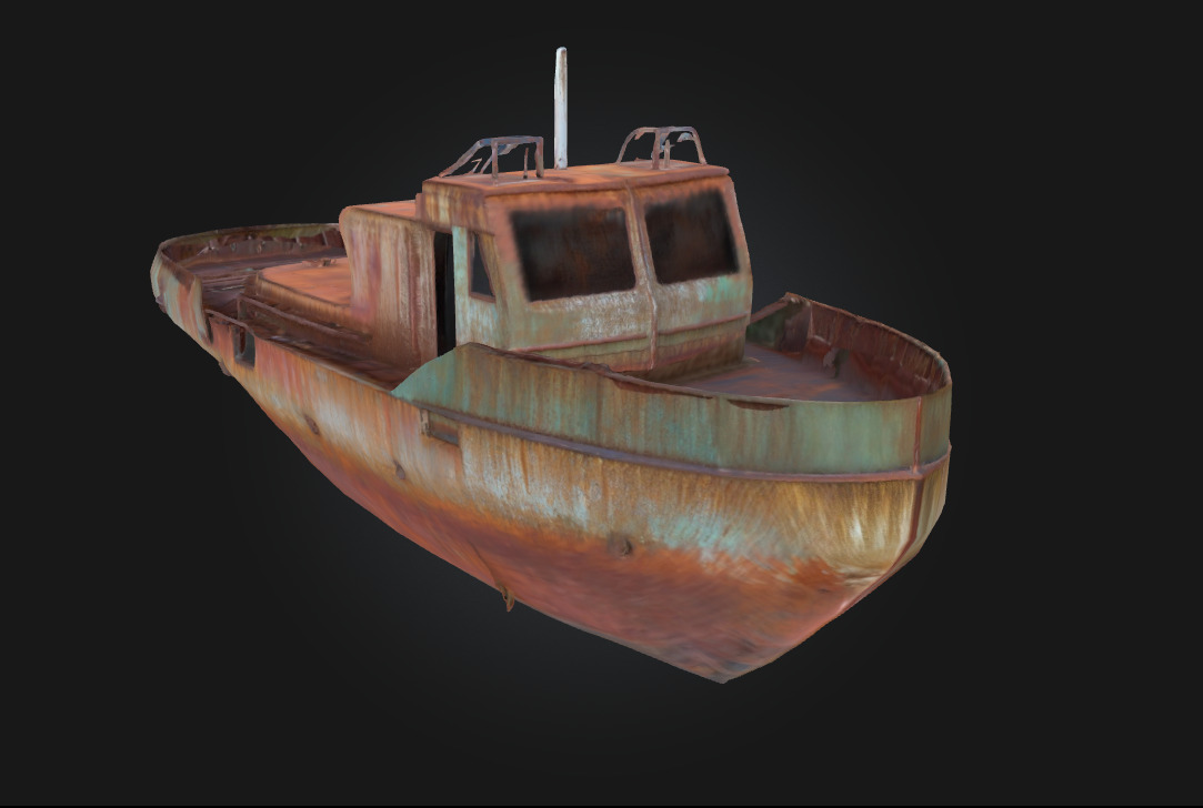 Rusty Vessel  Silent Strength Lost to Time 3D model_1