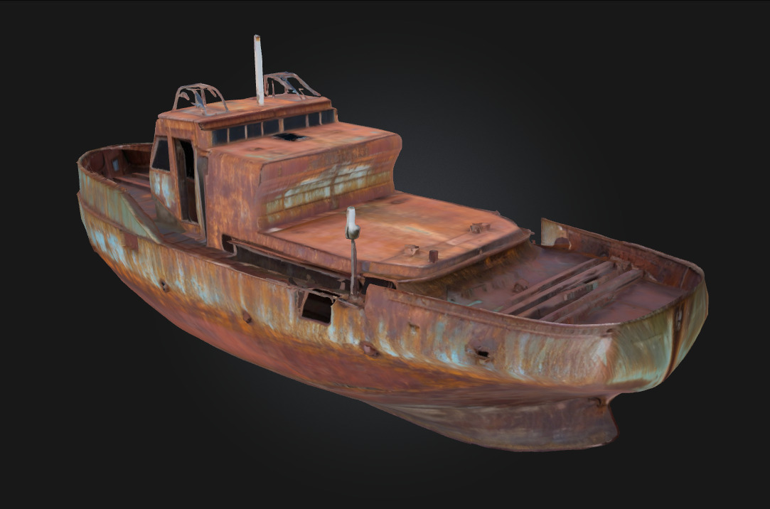 Rusty Vessel  Silent Strength Lost to Time 3D model_5