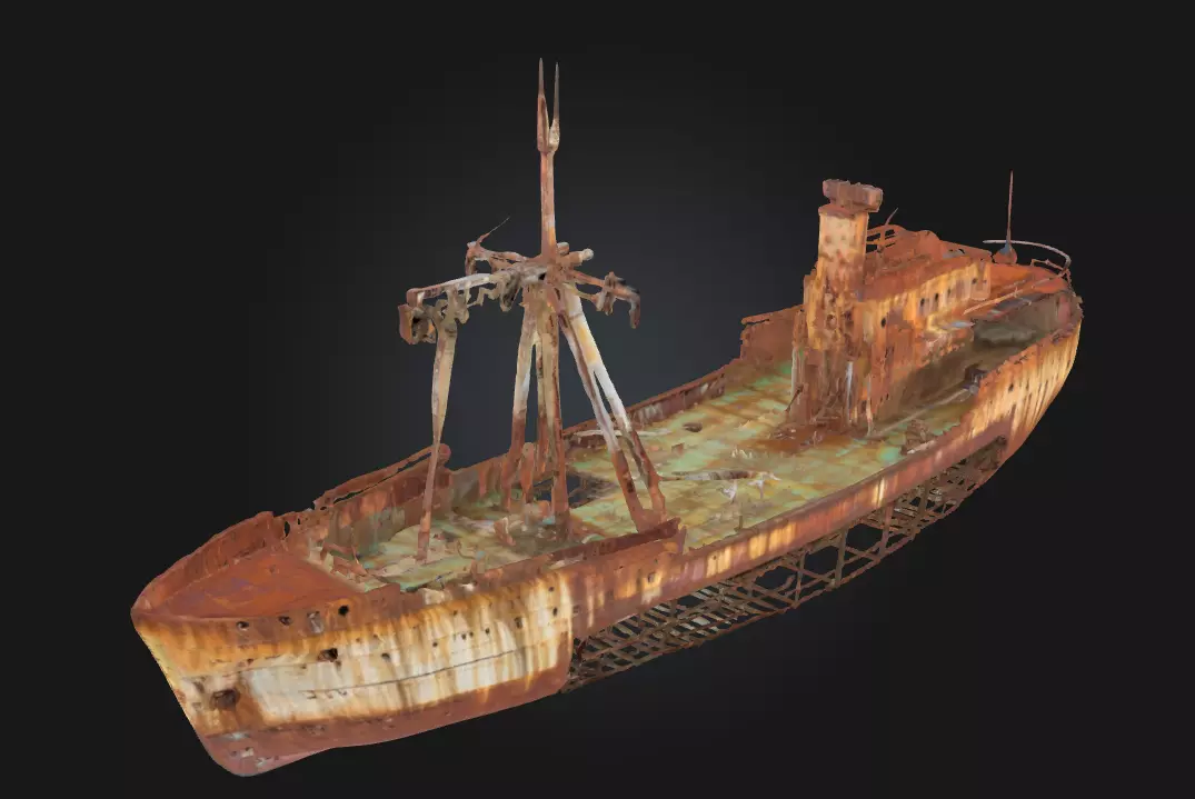 Rusty Relic Forgotten Metal of a Lost Age 3D model
