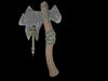Stylized axe Low-poly 3D model_1