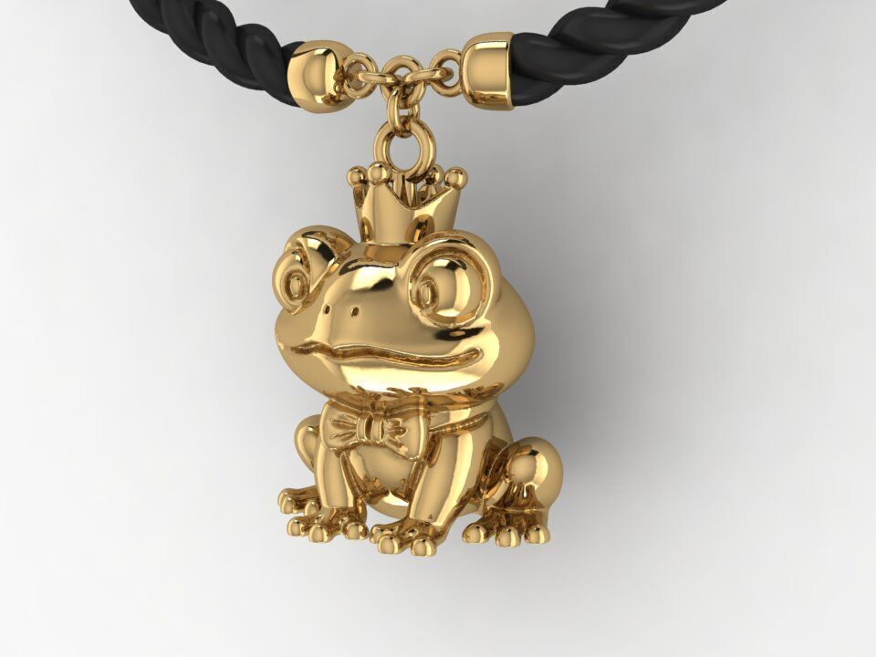frog prince 3D print model_1