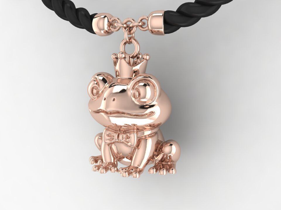 frog prince 3D print model_2