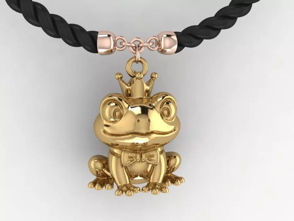 frog prince 3D print model_0