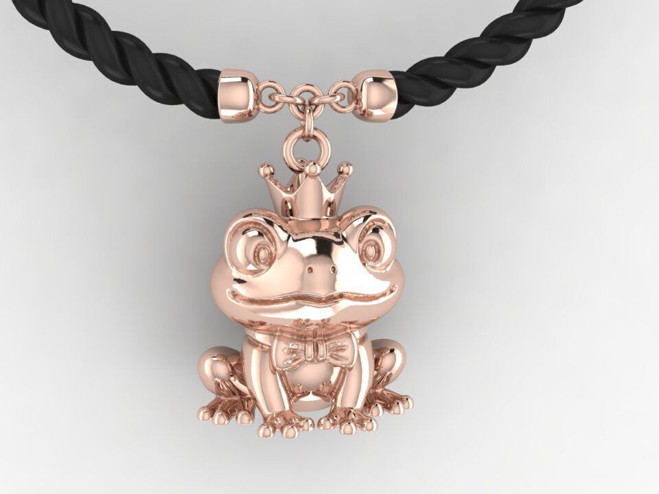 frog prince 3D print model_5