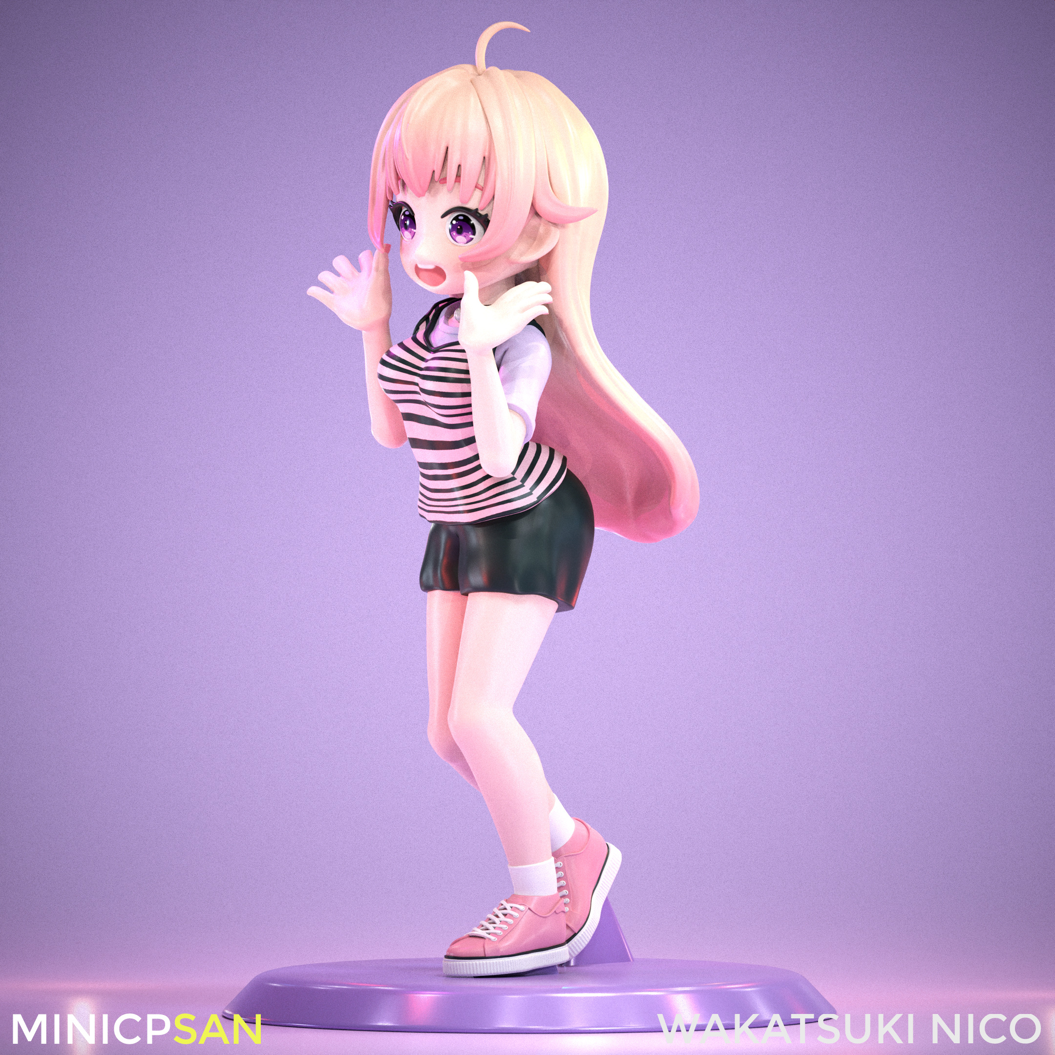 Wakatsuki Nico - Cute Lovely Cheer - Witch Watch 3D print model_1