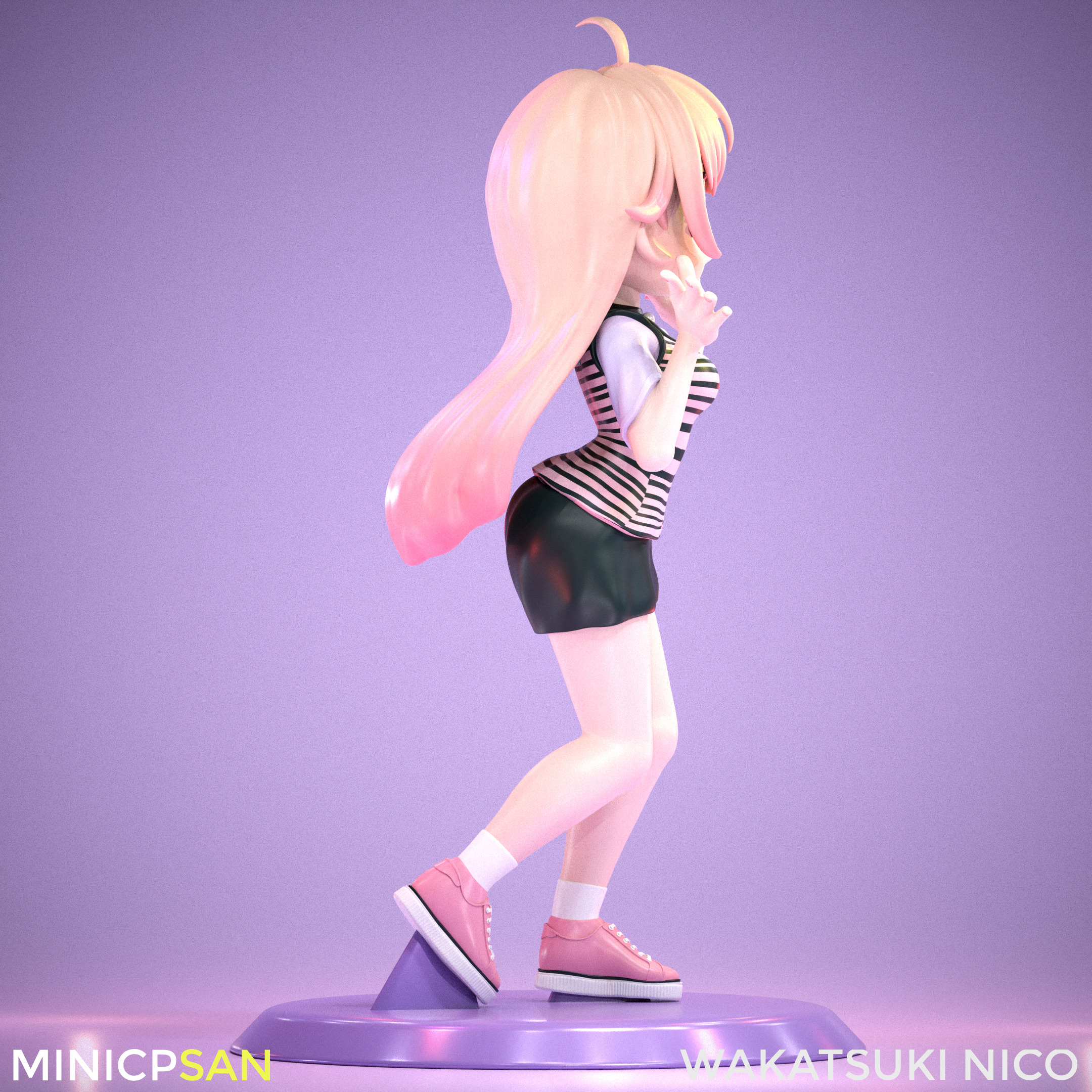 Wakatsuki Nico - Cute Lovely Cheer - Witch Watch 3D print model_5