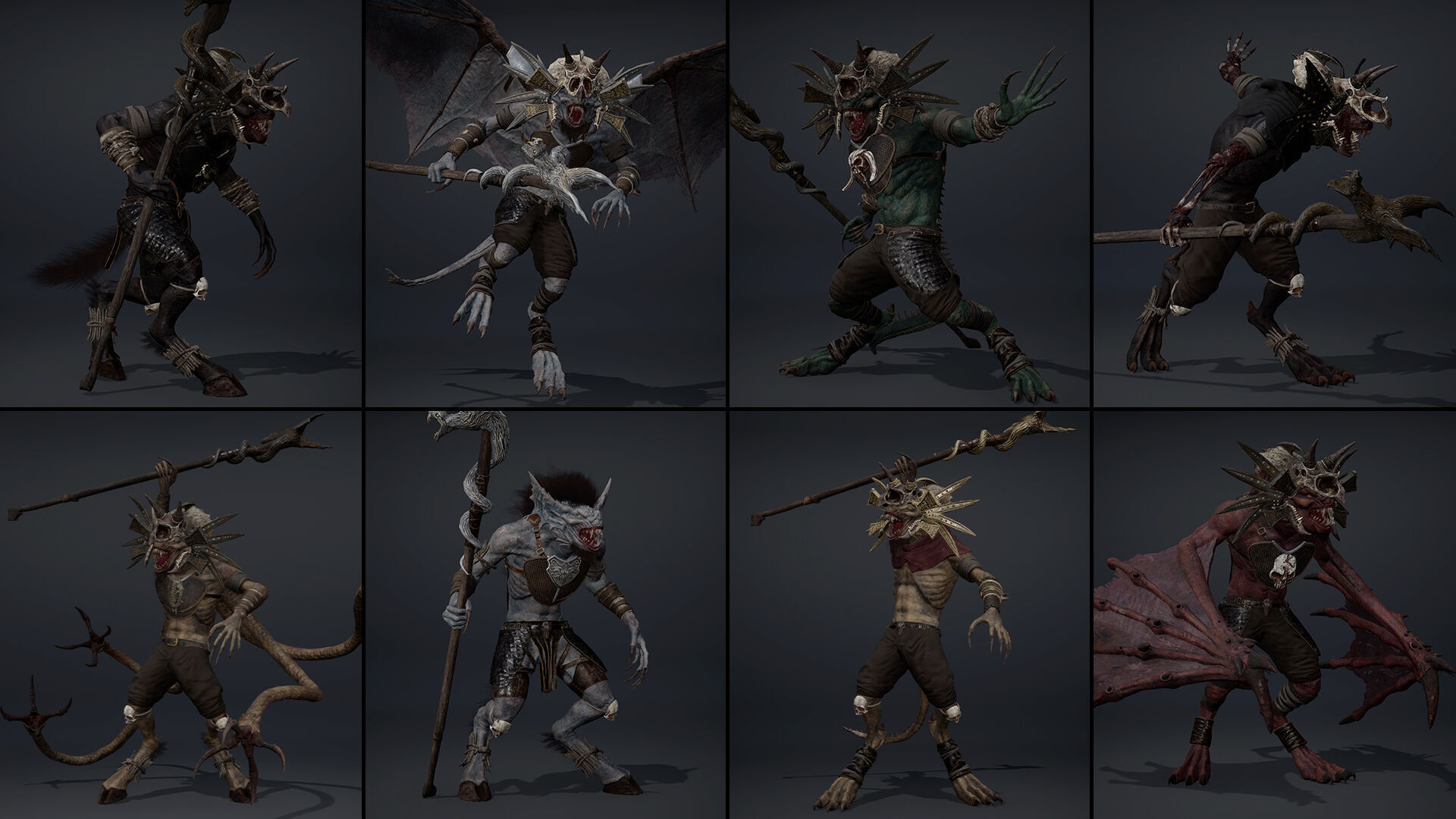 Ember Mage Low-poly 3D model_11