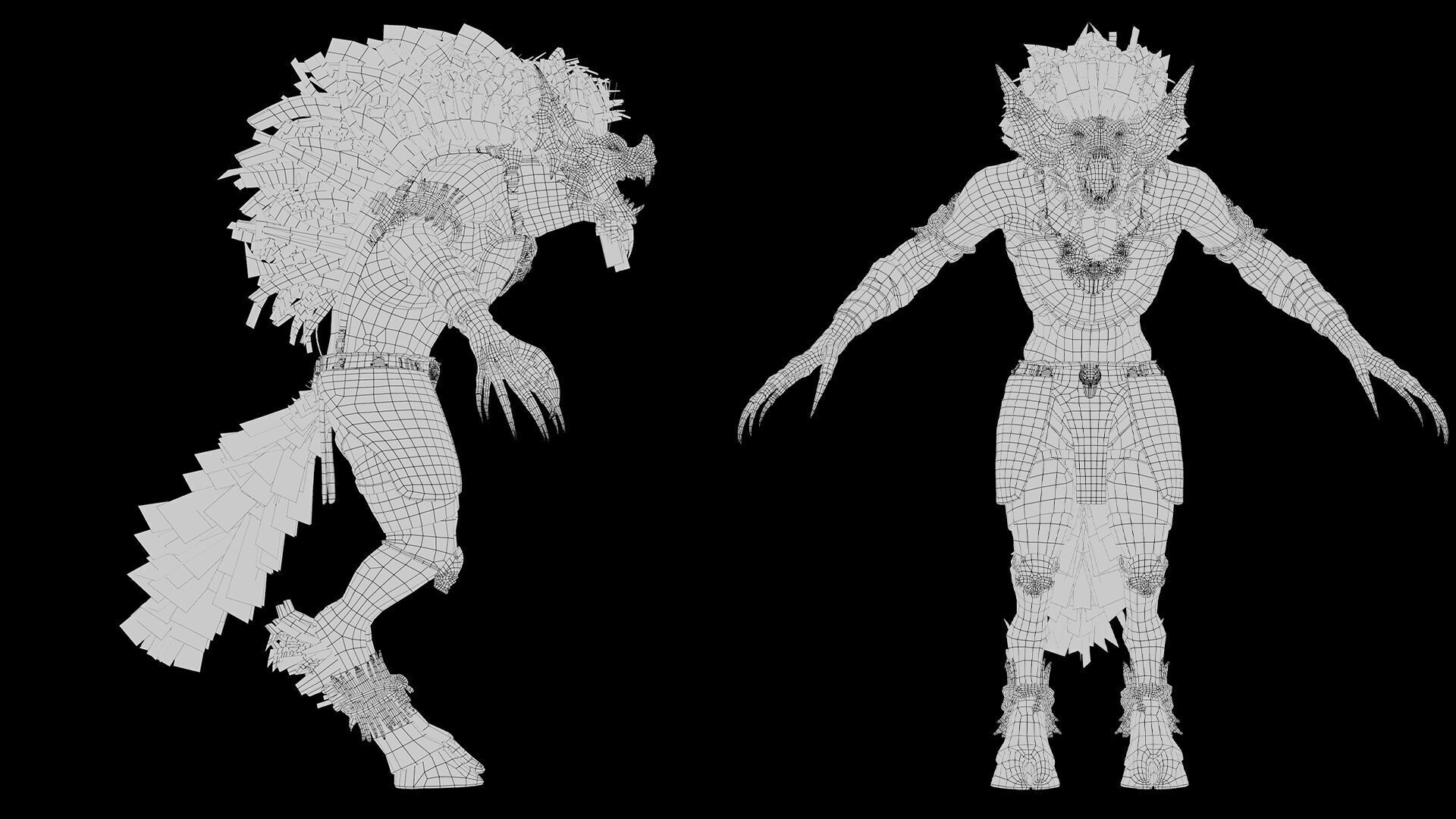 Ember Mage Low-poly 3D model_58