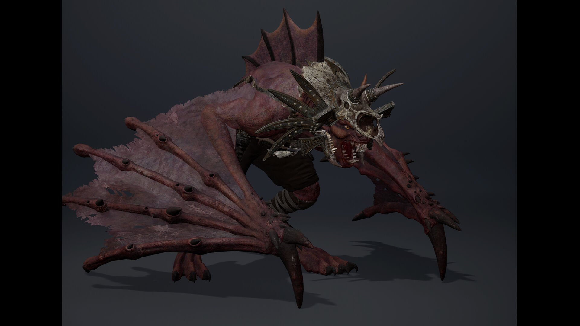 Ember Mage Low-poly 3D model_45