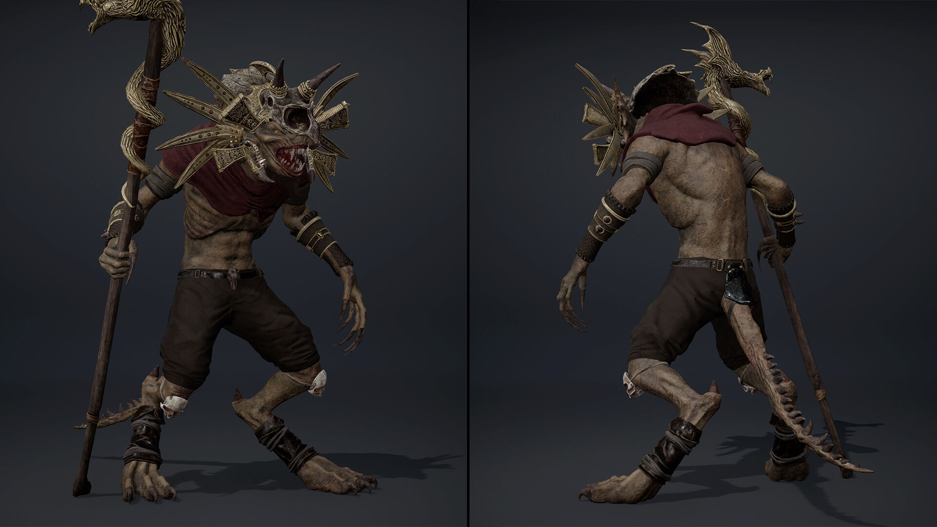 Ember Mage Low-poly 3D model_14