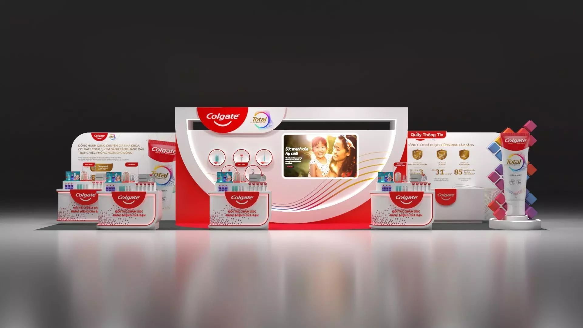 Exhibition Booth 3D print model_0