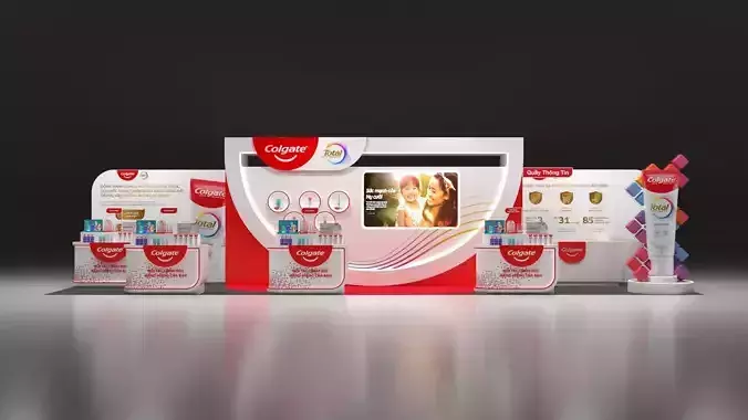 Exhibition Booth 3D print model