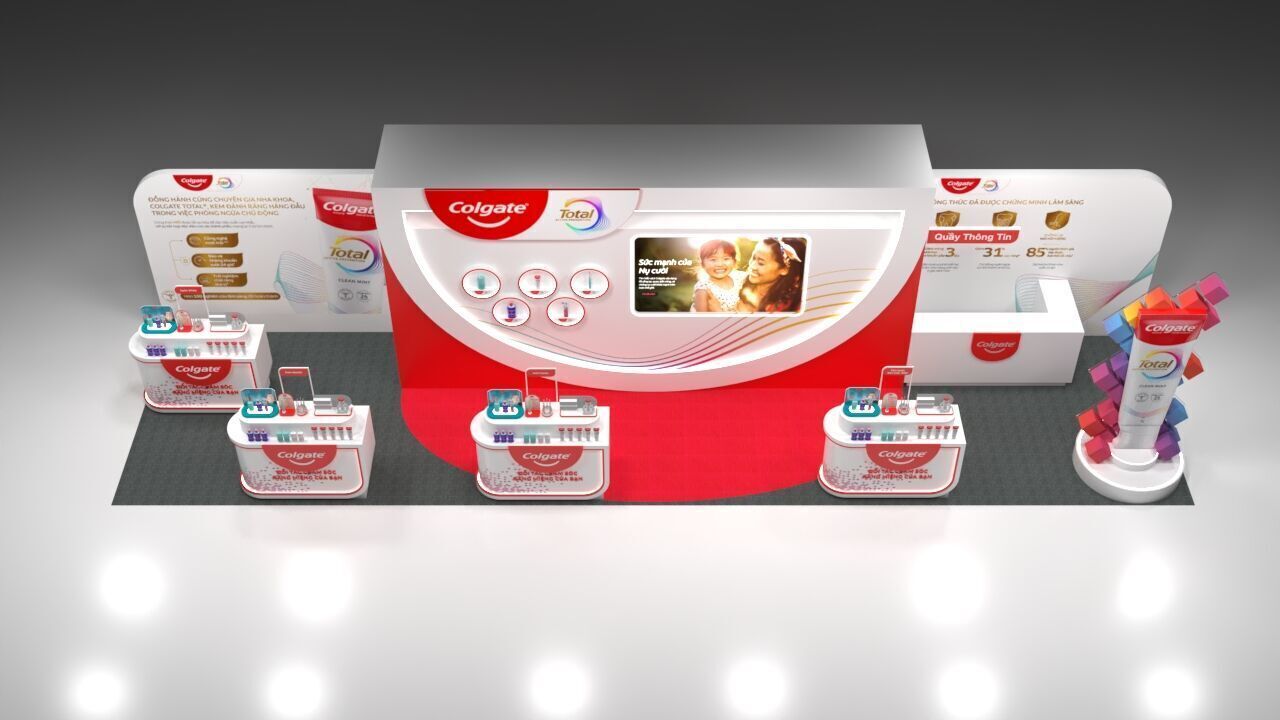 Exhibition Booth 3D print model_1