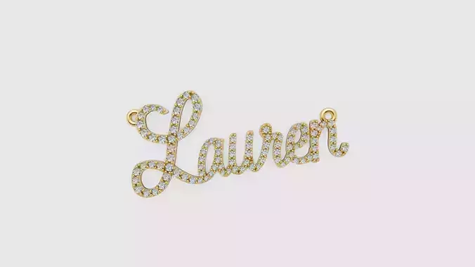 Lauren pendant  3D print model