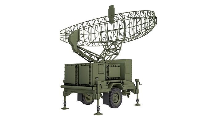 AN MPQ-50 - PAR Radar 3D model