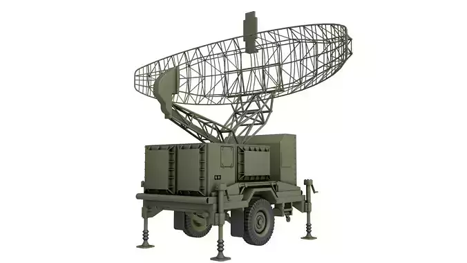 AN MPQ-50 - PAR Radar 3D model