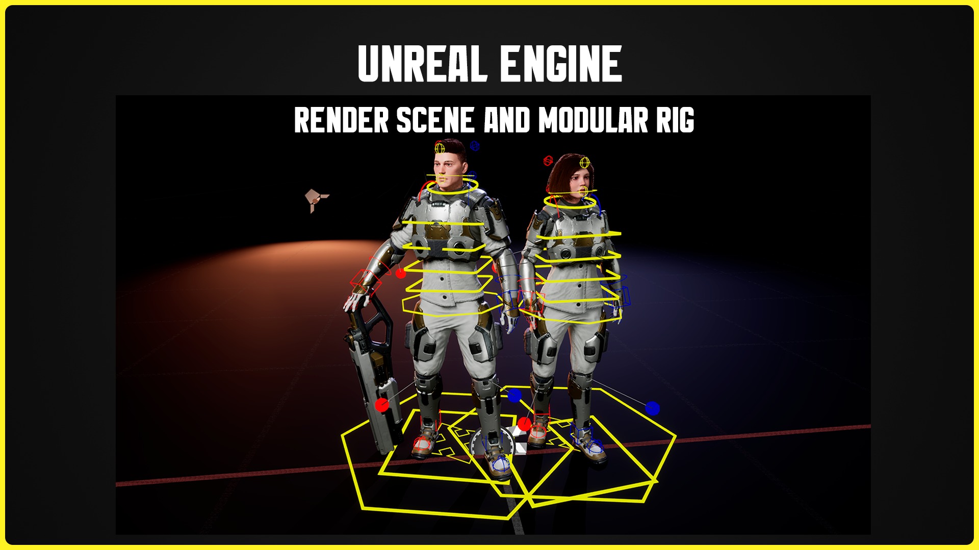 Modular Sci-fi Characters Bundle 3D Model Collection_29