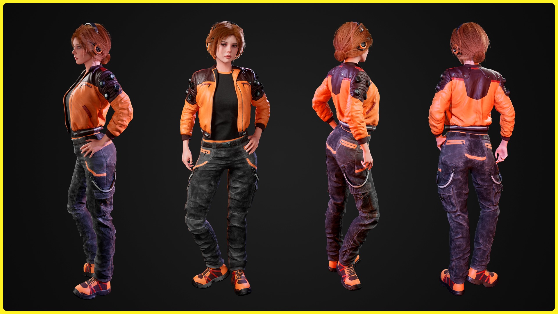 Modular Sci-fi Characters Bundle 3D Model Collection_6