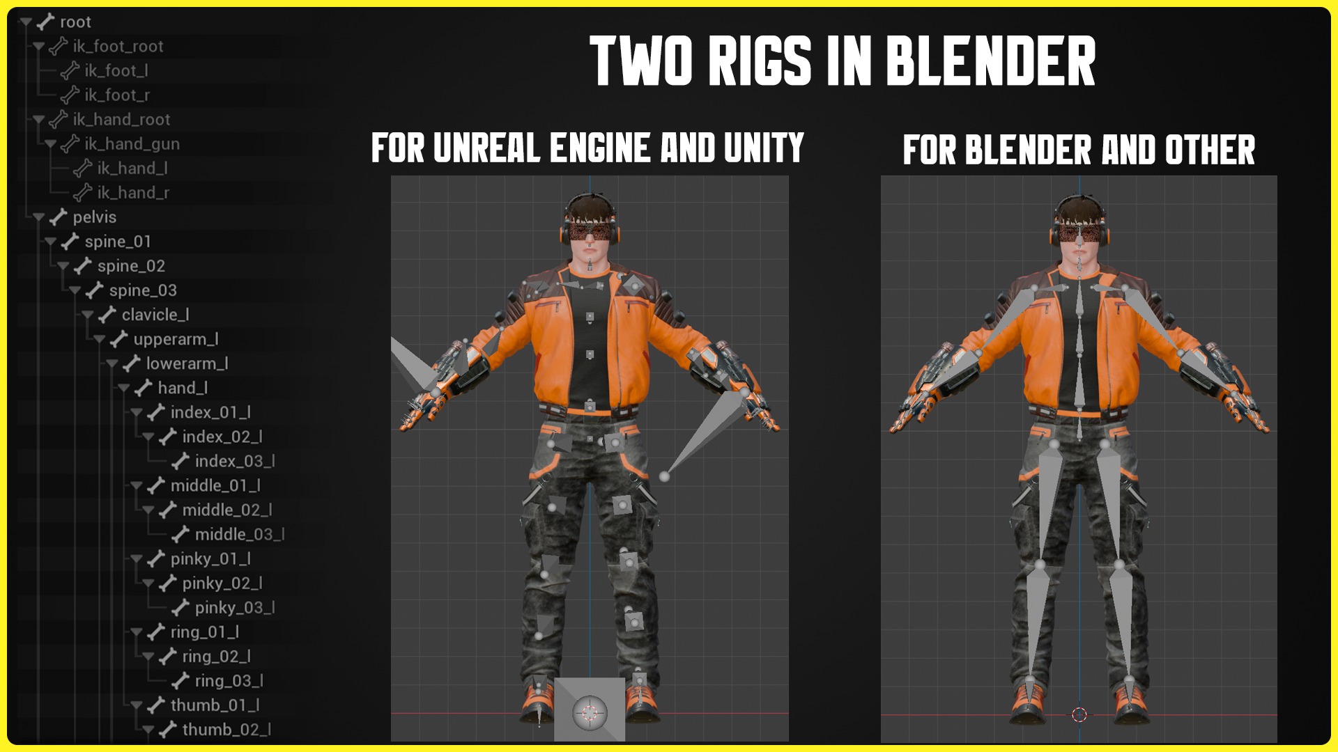 Modular Sci-fi Characters Bundle 3D Model Collection_32