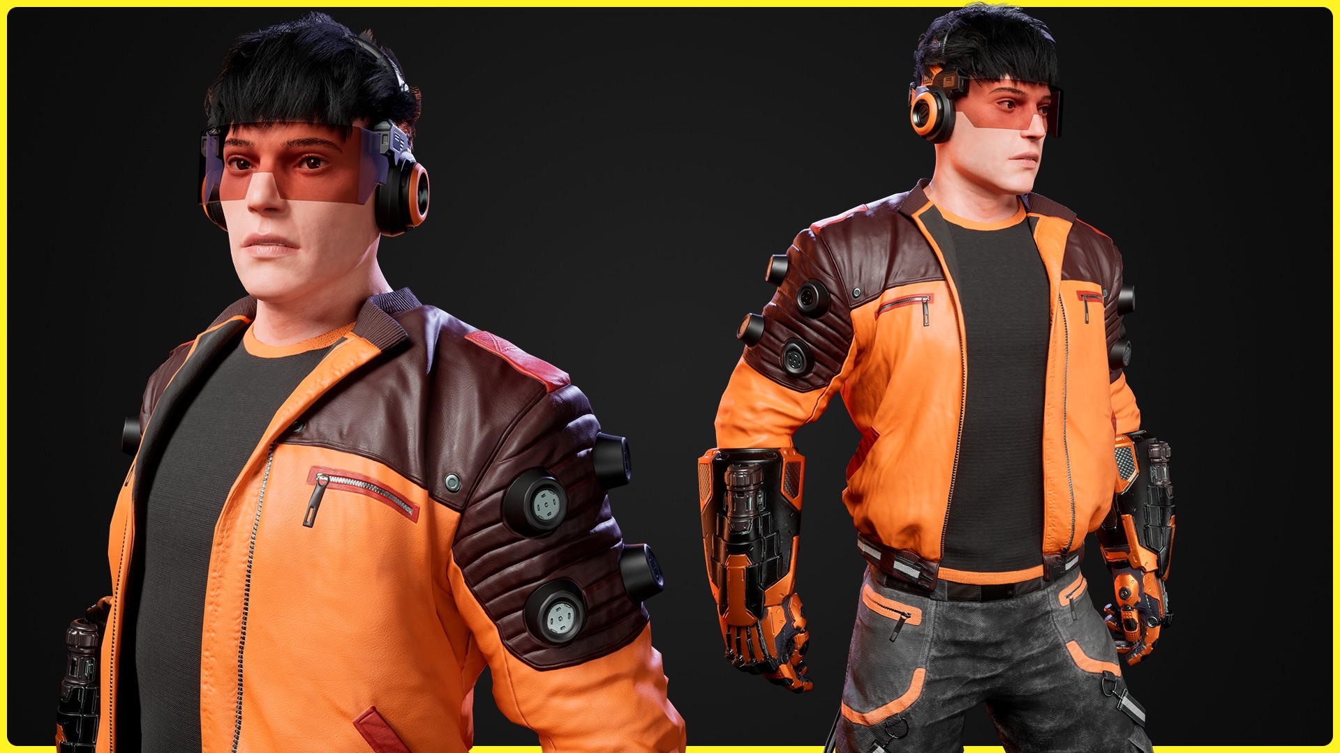 Modular Sci-fi Characters Bundle 3D Model Collection_13