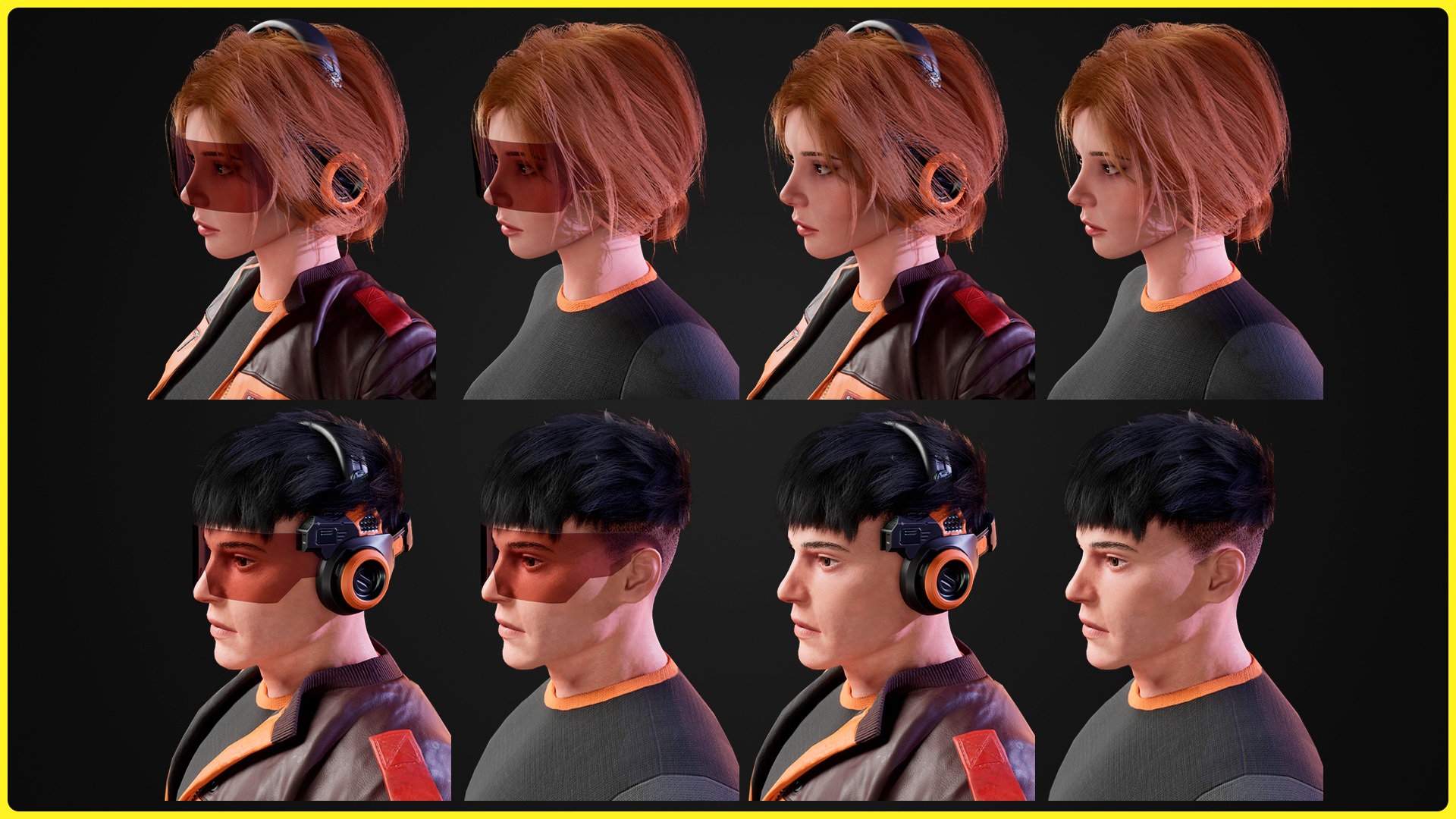 Modular Sci-fi Characters Bundle 3D Model Collection_20