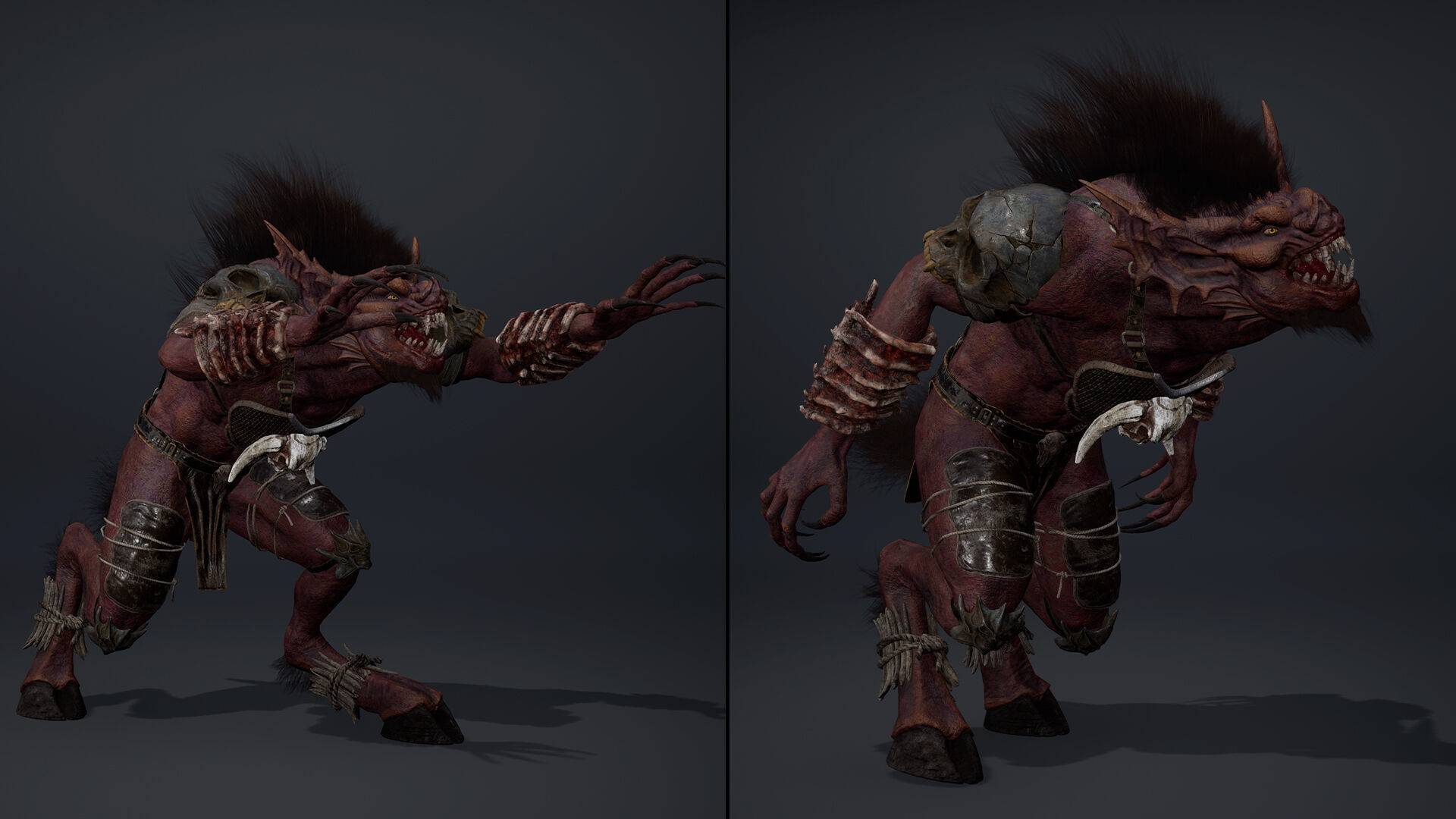 Ember Barbarian Low-poly 3D model_27